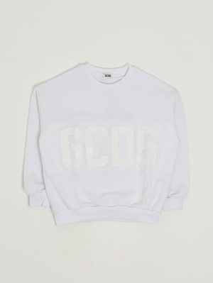1. Sudadera para niño de mezcla de algodón Blanco