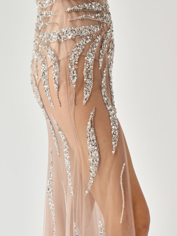5. Damenkleid aus Tüll Nackt Bianca Brandi 29530