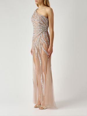 3. Damenkleid aus Tüll Nackt