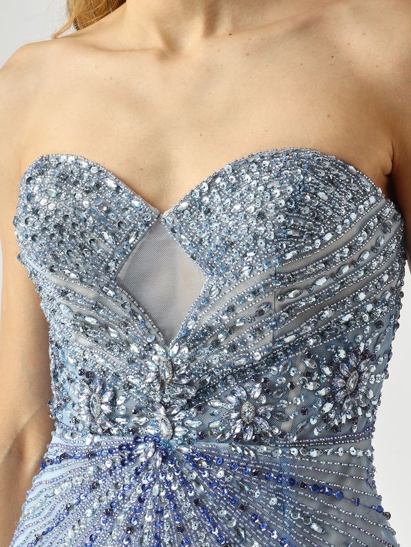 5. Women's tulle dress Powder blue Bianca Brandi 29528