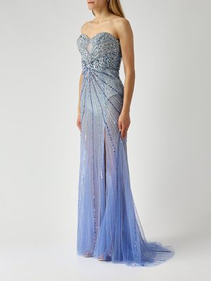 3. Women's tulle dress Powder blue