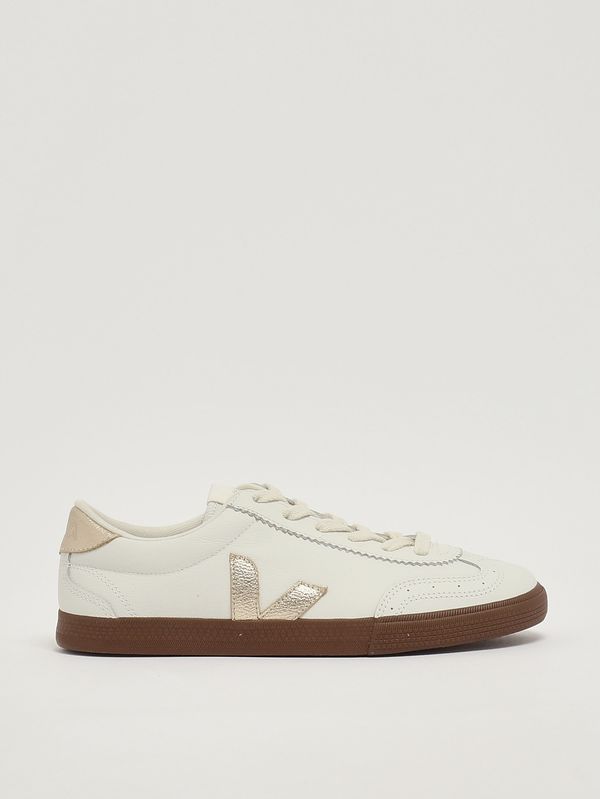 1. Damen-Sneaker Volley aus Leder Butter-Gold Veja vo2021413