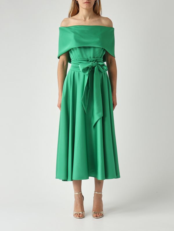 Giada Curti Women's dress in mikado-effect fabric - Fuchsia | Caposerio.com