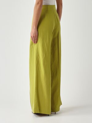 4. Pantalone donna in lycra e lino Avogado Oil