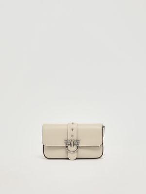 1. Sac femme Love One Slouchy Baby en cuir Blanc