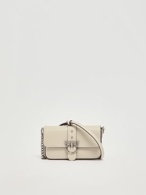 4. Sac femme Love One Slouchy Baby en cuir Blanc