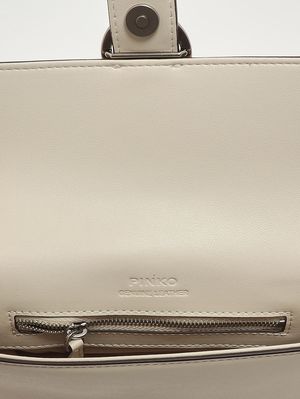 5. Sac femme Love One Slouchy Baby en cuir Blanc