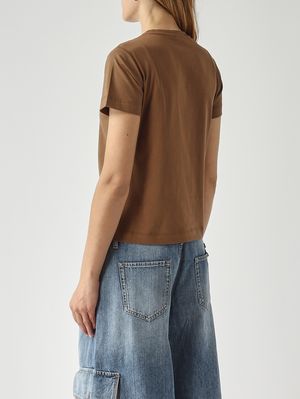 4. Quentin women's cotton T-shirt Brown