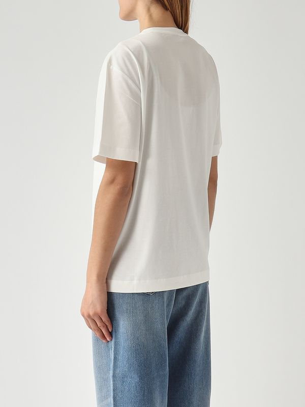 4. T-shirt donna Strepitoso in cotone Bianco Pinko 105526a33f