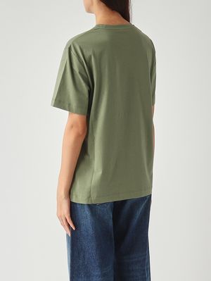 4. Women's "Strepitoso" cotton t-shirt Green