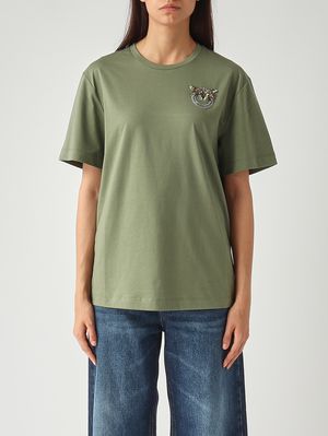 1. Women's "Strepitoso" cotton t-shirt Green