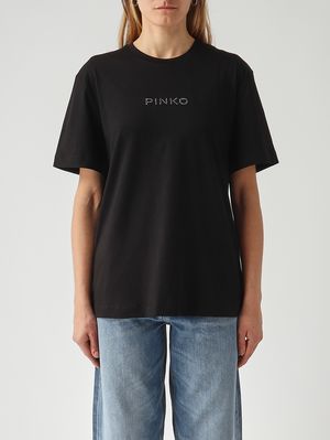 1. Camiseta de mujer "Strepitoso" de algodón. Negro