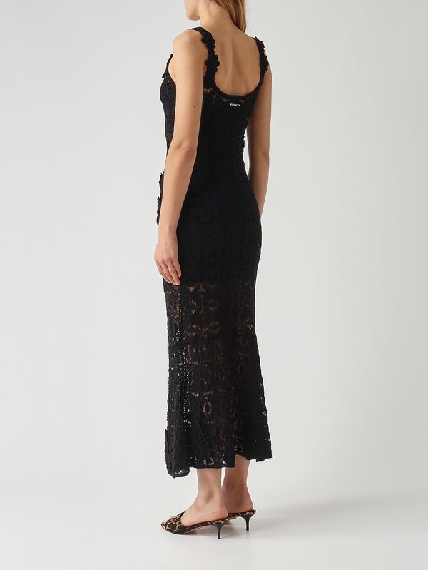 Pinko Juncus women's crochet dress - Black | Caposerio.com Pinko Juncus women's crochet dress - Black | Caposerio.com
