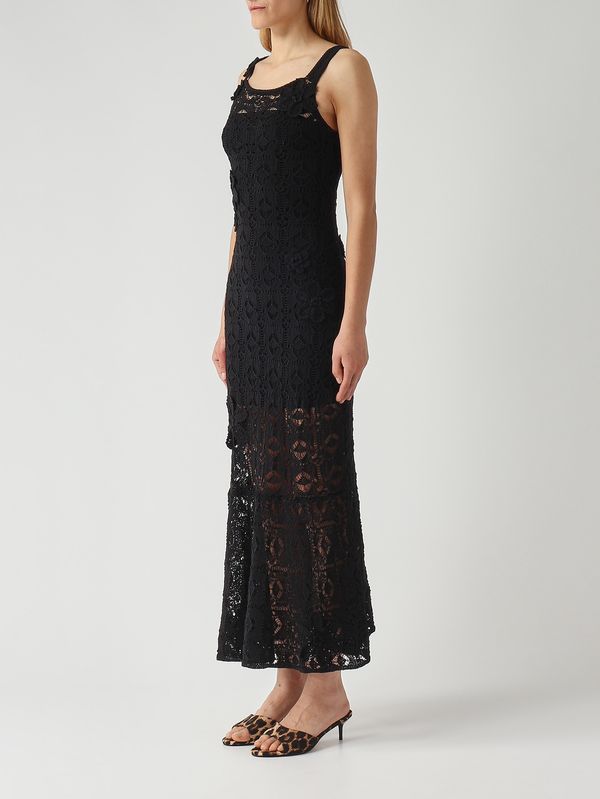 Pinko Juncus women's crochet dress - Black | Caposerio.com Pinko Juncus women's crochet dress - Black | Caposerio.com