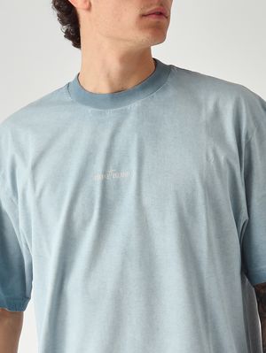 5. Herren-T-Shirt aus gekämmtem Baumwolljersey Pastell-Hellblau