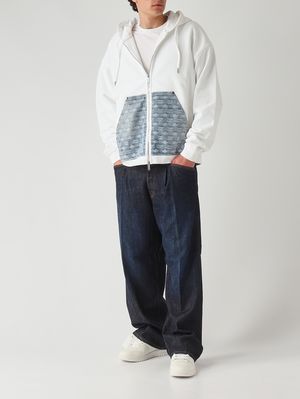 2. Herren-Sweatshirt aus Baumwolle Weiß