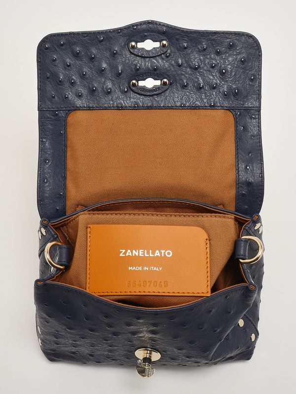 4. Borsa donna Postina baby in pelle cactus Blue Soffio Di Vetro Zanellato 0680102230000 b