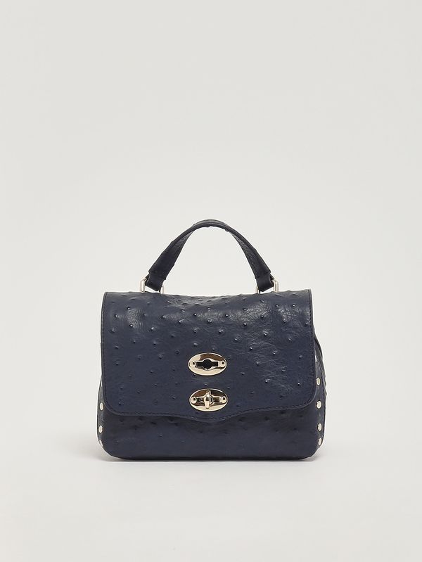 1. Borsa donna Postina baby in pelle cactus Blue Soffio Di Vetro Zanellato 0680102230000 b