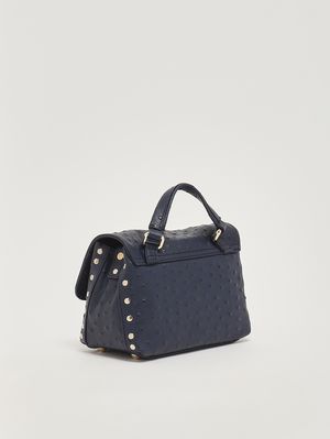 2. Borsa donna Postina baby in pelle cactus Blue Soffio Di Vetro