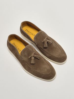 2. Mocassins homme en daim Cacao