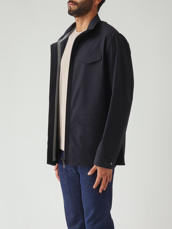 3. Men's nylon jacket Blue Herno fi000150u12301sz