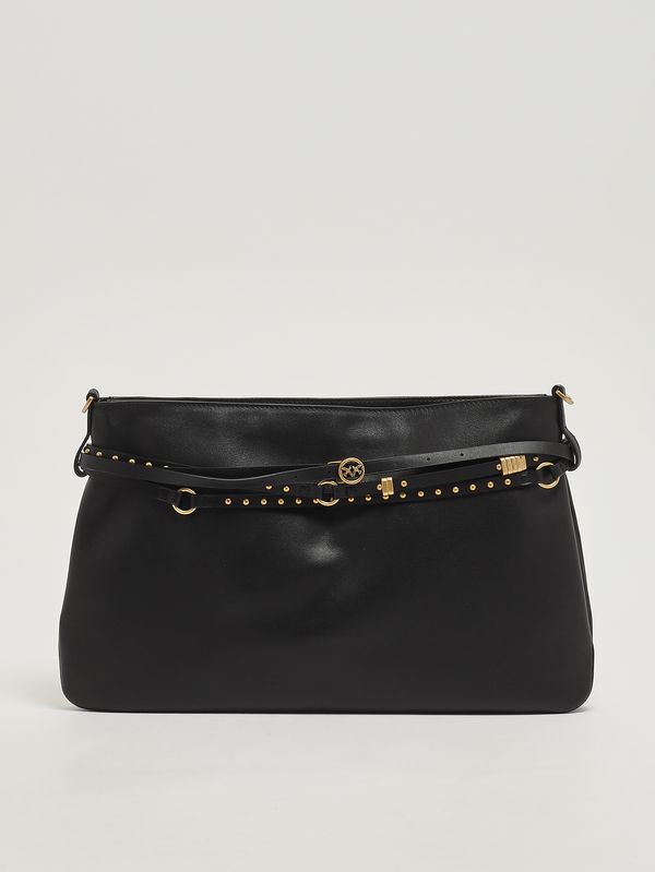 1. Damentasche Belt Bag aus Leder Schwarz Pinko 105903a0qo