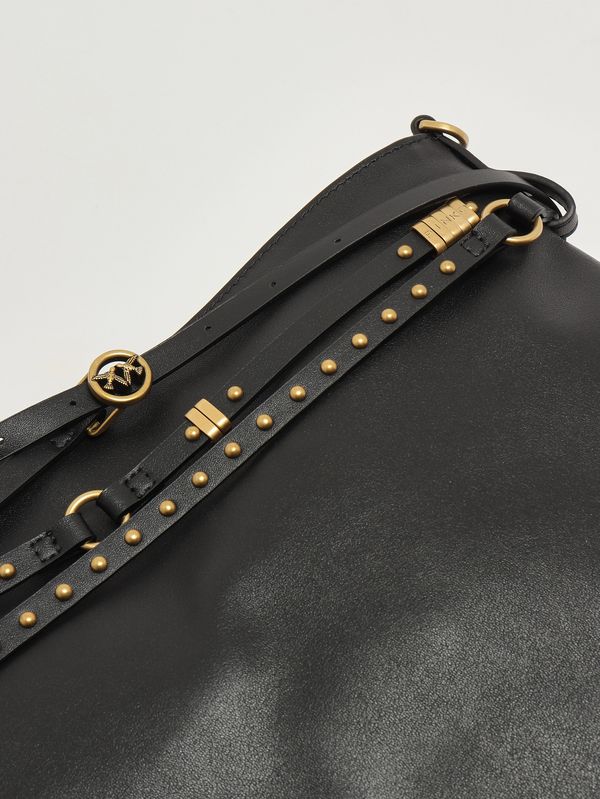 7. Damentasche Belt Bag aus Leder Schwarz Pinko 105903a0qo