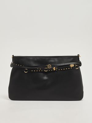 1. Damentasche Belt Bag aus Leder Schwarz