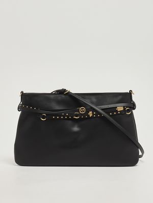 5. Damentasche Belt Bag aus Leder Schwarz