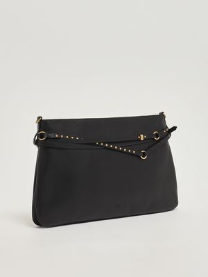 3. Damentasche Belt Bag aus Leder Schwarz