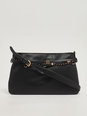 4. Damentasche Belt Bag aus Leder Schwarz