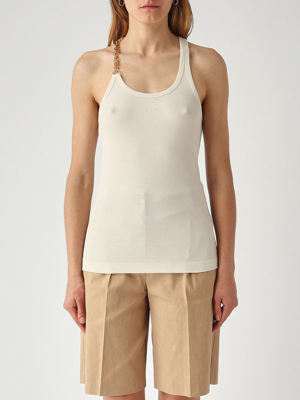1. Canotta donna in cotone stretch Beige Pinko 106633a32c