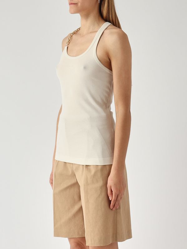 3. Canotta donna in cotone stretch Beige Pinko 106633a32c