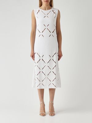 1. Robe femme Ruby en viscose mélangée Blanc