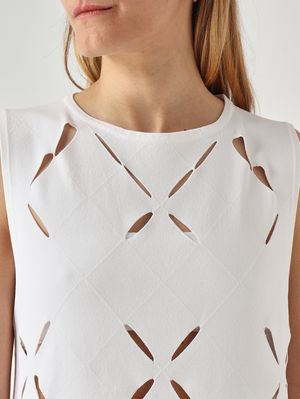 5. Robe femme Ruby en viscose mélangée Blanc