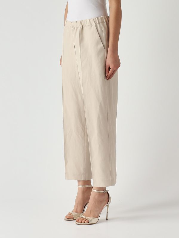 3. Pantalone donna Kenneth in misto lino Beige Liviana Conti l6sm28
