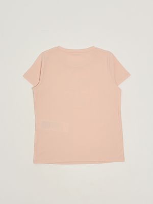 2. T-shirt bambina in cotone stretch Rosa