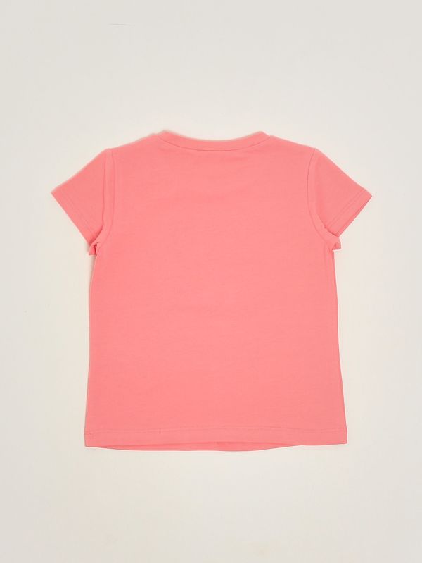 2. T-shirt fille en coton stretch Corail Liu Jo ka6084js003