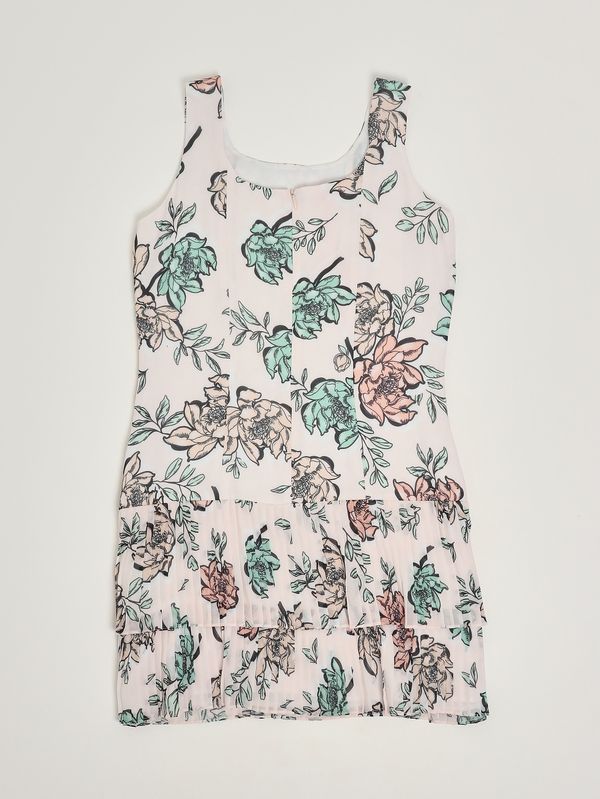 2. Mädchenkleid aus Cady Elfenbein-Blumenmuster Liu Jo ga6102t5142