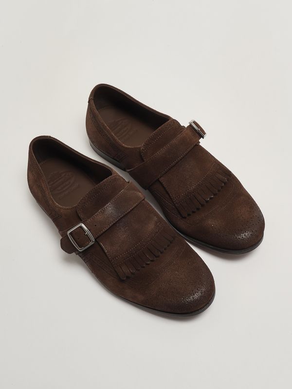2. Mocassins homme Shanghai Laser en daim Cigare Church's eob1699ve