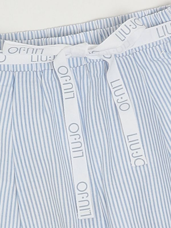 3. Girls' cotton shorts Blue Striped Liu Jo ka6031t340a