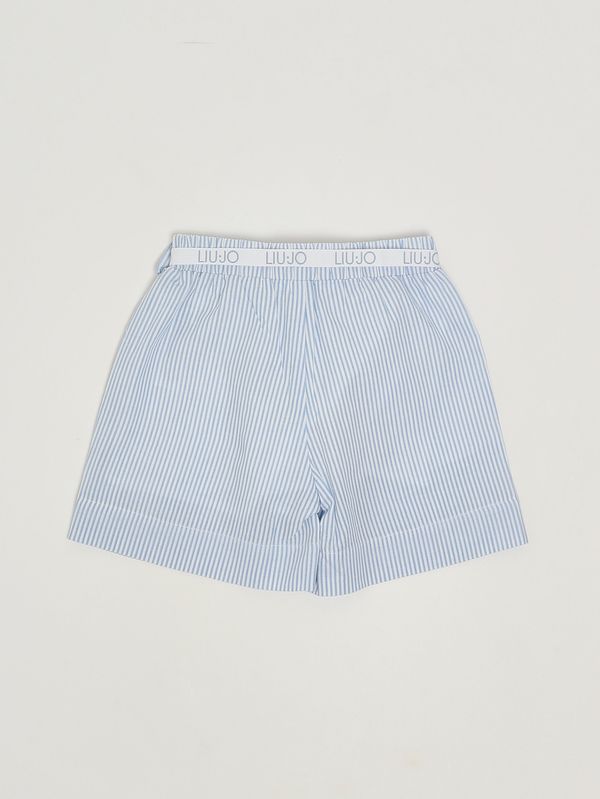 2. Girls' cotton shorts Blue Striped Liu Jo ka6031t340a