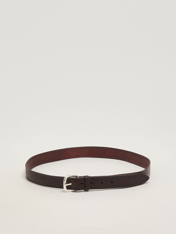Ceinture homme en cuir brossé Tête de Maure Orciani
