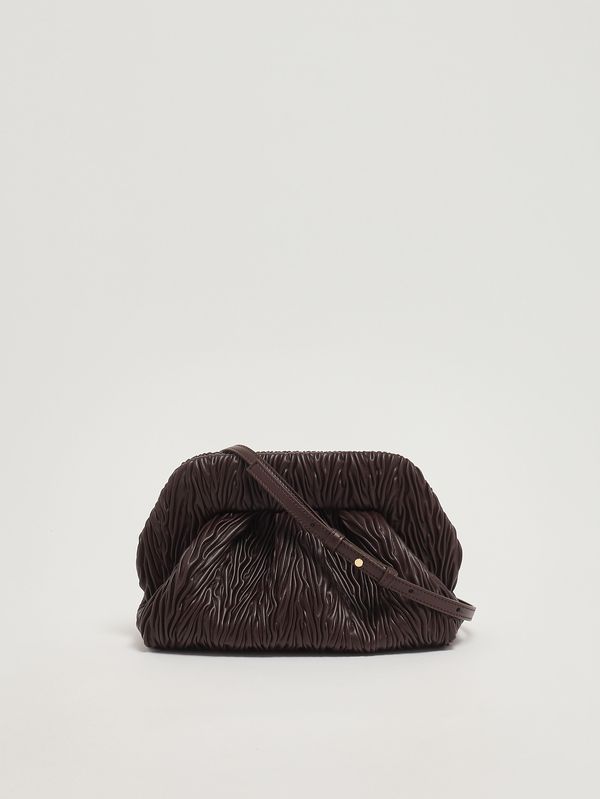 4. Bolso de mujer Bios de piel vegana Apple fruncida Ciruela con chocolate THEMOIRè 261wtmbm0ooaa