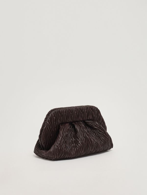 3. Bolso de mujer Bios de piel vegana Apple fruncida Ciruela con chocolate THEMOIRè 261wtmbm0ooaa