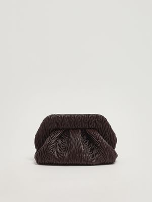 1. Bolso de mujer Bios de piel vegana Apple fruncida Ciruela con chocolate