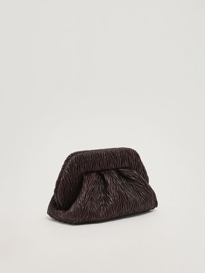 3. Bolso de mujer Bios de piel vegana Apple fruncida Ciruela con chocolate