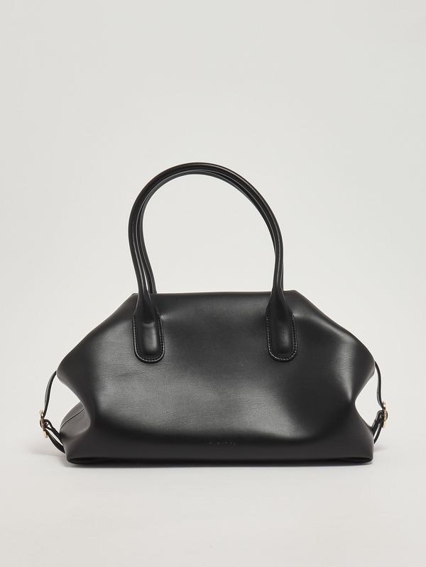 1. Tallia Trunk Damenhandtasche aus veganem Leder Tiefschwarz THEMOIRè 261wtmttmoovf