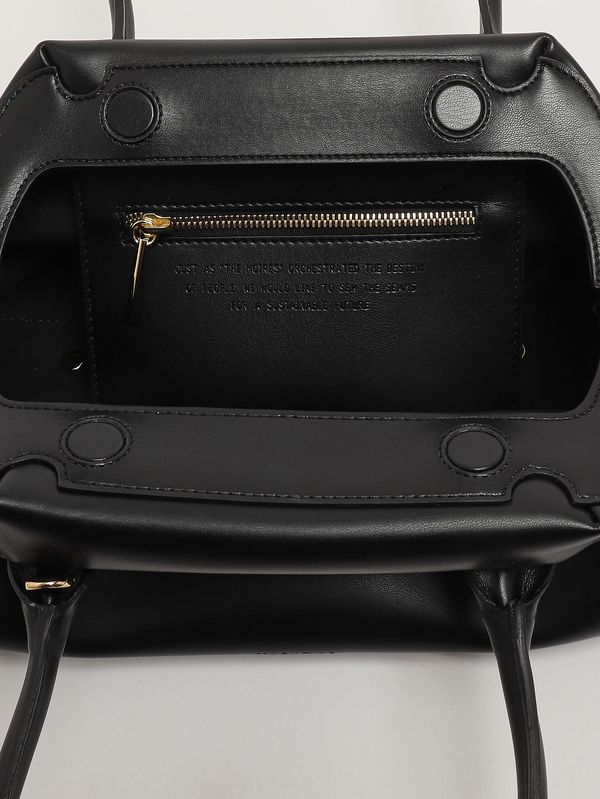 5. Tallia Trunk Damenhandtasche aus veganem Leder Tiefschwarz THEMOIRè 261wtmttmoovf