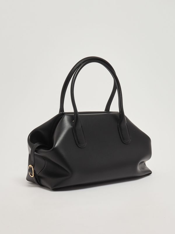 3. Tallia Trunk Damenhandtasche aus veganem Leder Tiefschwarz THEMOIRè 261wtmttmoovf